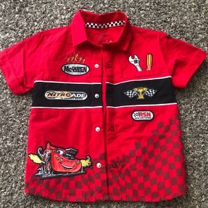 Disney Store Pixar Cars button down shirt 2/3